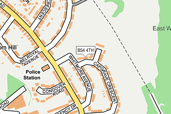BS4 4TH map - OS OpenMap – Local (Ordnance Survey)