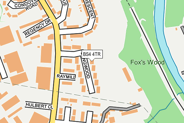 BS4 4TR map - OS OpenMap – Local (Ordnance Survey)