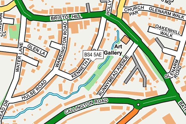 BS4 5AE map - OS OpenMap – Local (Ordnance Survey)