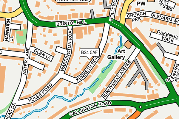 BS4 5AF map - OS OpenMap – Local (Ordnance Survey)