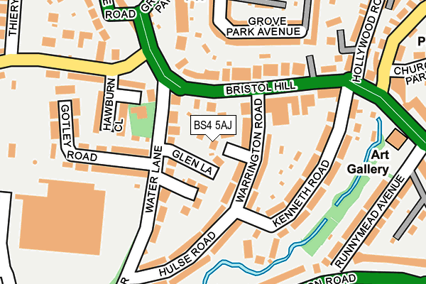 BS4 5AJ map - OS OpenMap – Local (Ordnance Survey)