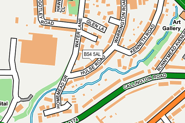 BS4 5AL map - OS OpenMap – Local (Ordnance Survey)