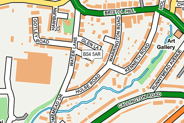 BS4 5AR map - OS OpenMap – Local (Ordnance Survey)