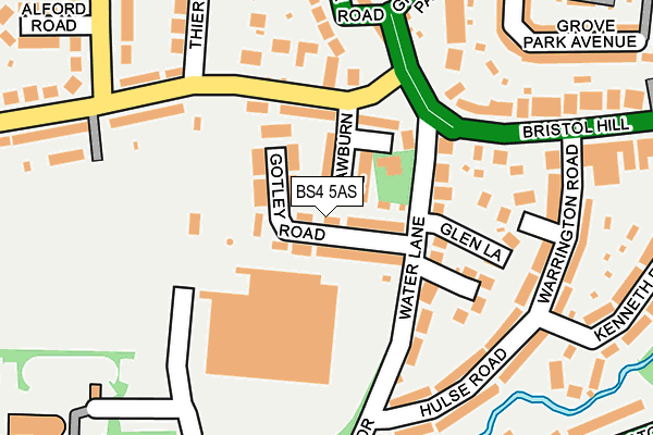 BS4 5AS map - OS OpenMap – Local (Ordnance Survey)