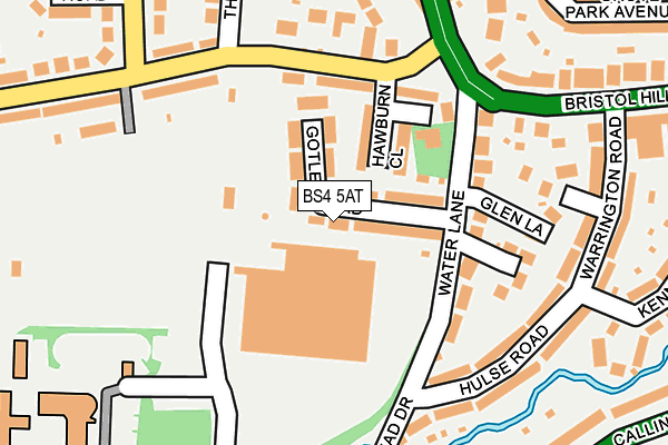 BS4 5AT map - OS OpenMap – Local (Ordnance Survey)