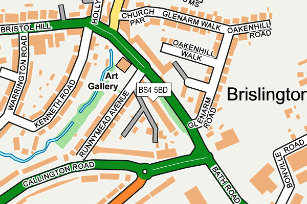 BS4 5BD map - OS OpenMap – Local (Ordnance Survey)