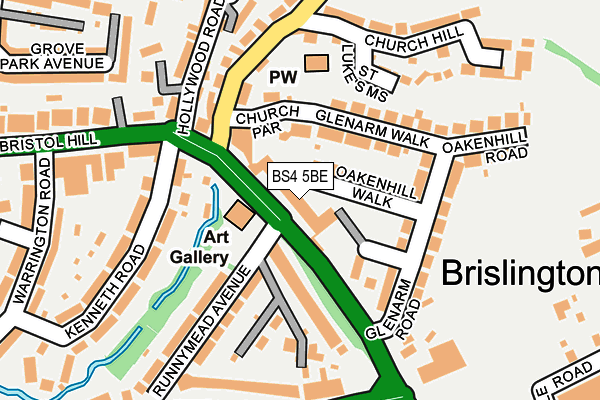 BS4 5BE map - OS OpenMap – Local (Ordnance Survey)