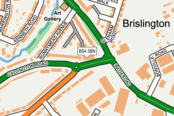 BS4 5BN map - OS OpenMap – Local (Ordnance Survey)