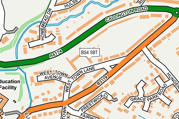 BS4 5BT map - OS OpenMap – Local (Ordnance Survey)