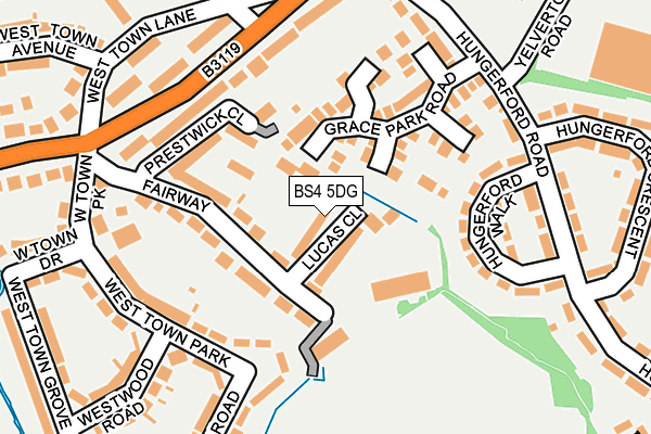 BS4 5DG map - OS OpenMap – Local (Ordnance Survey)