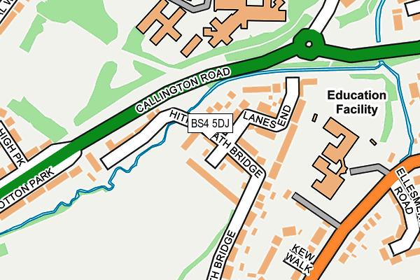 BS4 5DJ map - OS OpenMap – Local (Ordnance Survey)