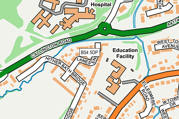 BS4 5DP map - OS OpenMap – Local (Ordnance Survey)