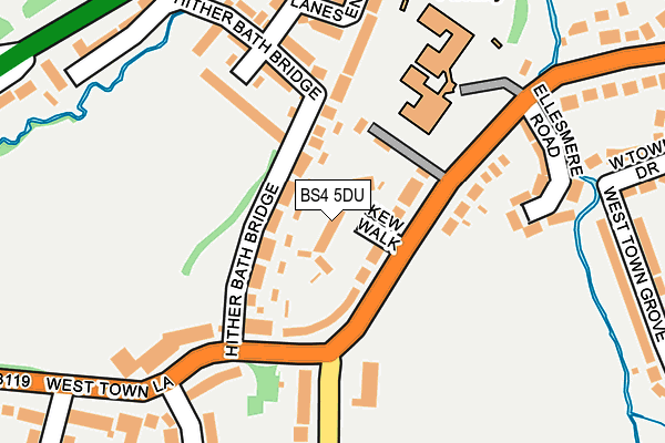 BS4 5DU map - OS OpenMap – Local (Ordnance Survey)