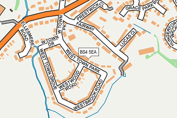 BS4 5EA map - OS OpenMap – Local (Ordnance Survey)