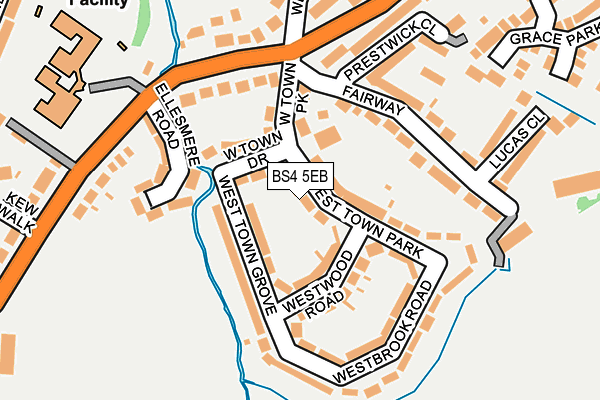BS4 5EB map - OS OpenMap – Local (Ordnance Survey)