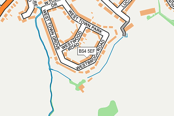 BS4 5EF map - OS OpenMap – Local (Ordnance Survey)