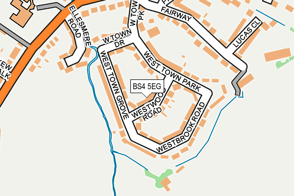 BS4 5EG map - OS OpenMap – Local (Ordnance Survey)