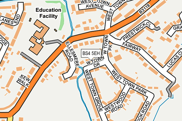 BS4 5EH map - OS OpenMap – Local (Ordnance Survey)