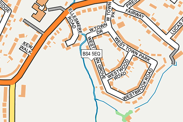 BS4 5EQ map - OS OpenMap – Local (Ordnance Survey)