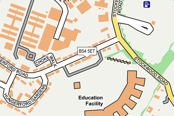 BS4 5ET map - OS OpenMap – Local (Ordnance Survey)