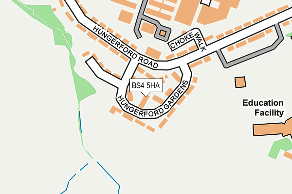 BS4 5HA map - OS OpenMap – Local (Ordnance Survey)