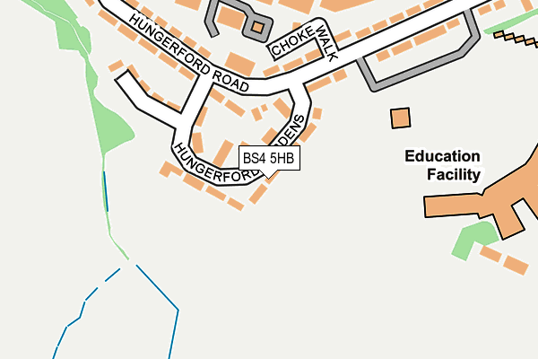 BS4 5HB map - OS OpenMap – Local (Ordnance Survey)