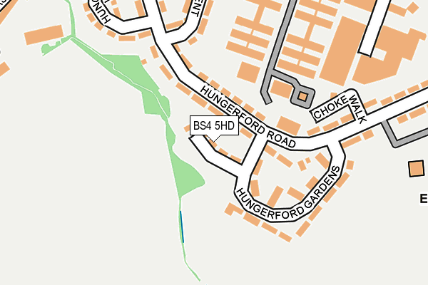 BS4 5HD map - OS OpenMap – Local (Ordnance Survey)