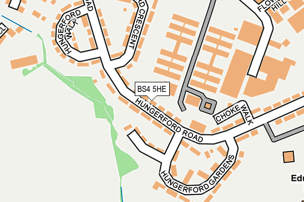 BS4 5HE map - OS OpenMap – Local (Ordnance Survey)