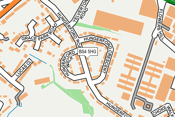 BS4 5HG map - OS OpenMap – Local (Ordnance Survey)