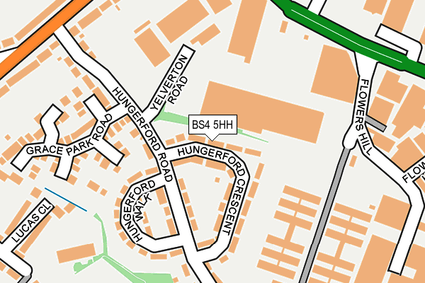 BS4 5HH map - OS OpenMap – Local (Ordnance Survey)
