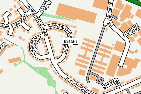 BS4 5HJ map - OS OpenMap – Local (Ordnance Survey)