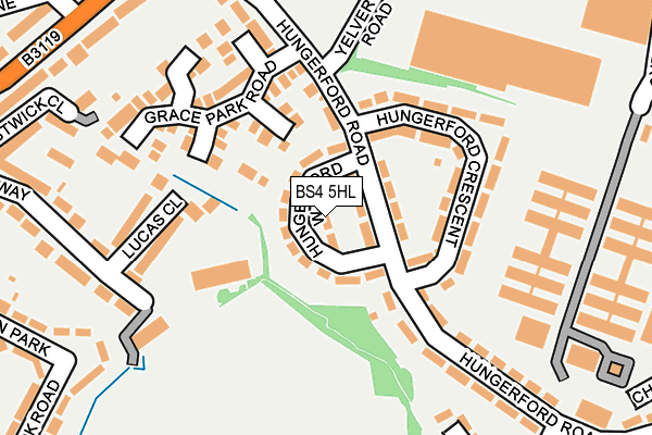 BS4 5HL map - OS OpenMap – Local (Ordnance Survey)