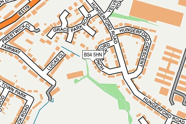 BS4 5HN map - OS OpenMap – Local (Ordnance Survey)