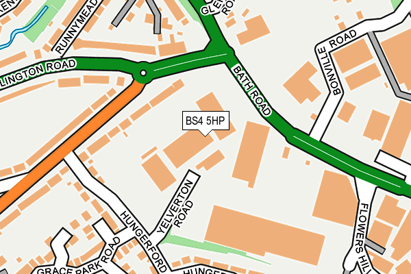 BS4 5HP map - OS OpenMap – Local (Ordnance Survey)