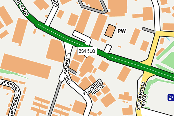 BS4 5LQ map - OS OpenMap – Local (Ordnance Survey)
