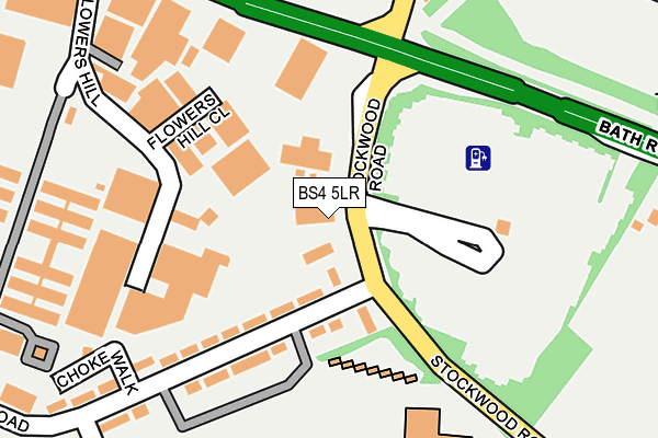 BS4 5LR map - OS OpenMap – Local (Ordnance Survey)