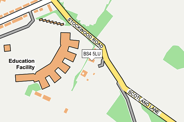 BS4 5LU map - OS OpenMap – Local (Ordnance Survey)