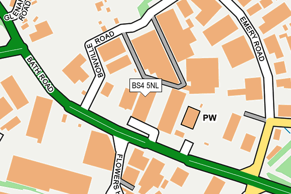 BS4 5NL map - OS OpenMap – Local (Ordnance Survey)