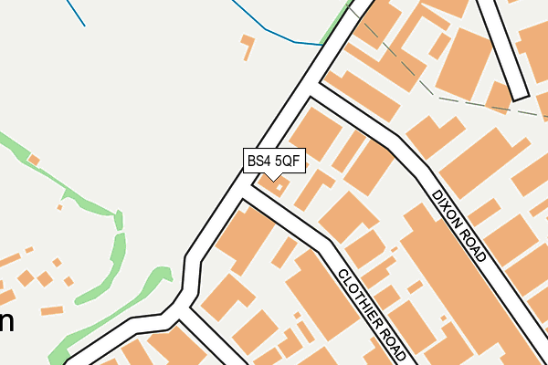 BS4 5QF map - OS OpenMap – Local (Ordnance Survey)