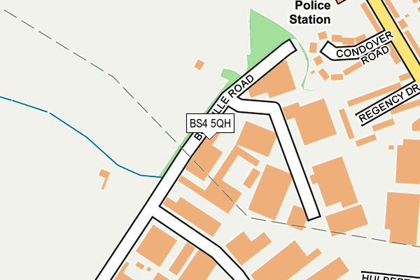 BS4 5QH map - OS OpenMap – Local (Ordnance Survey)