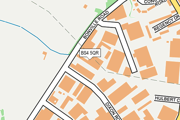 BS4 5QR map - OS OpenMap – Local (Ordnance Survey)