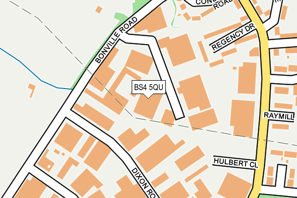 BS4 5QU map - OS OpenMap – Local (Ordnance Survey)