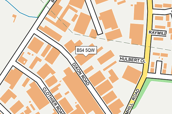 BS4 5QW map - OS OpenMap – Local (Ordnance Survey)
