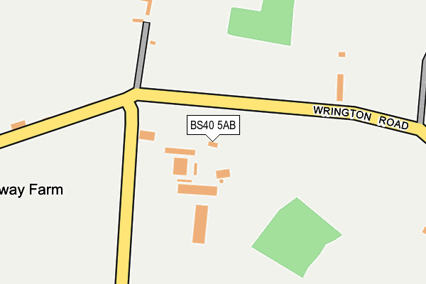 BS40 5AB map - OS OpenMap – Local (Ordnance Survey)