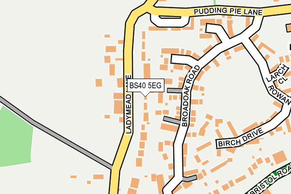 BS40 5EG map - OS OpenMap – Local (Ordnance Survey)