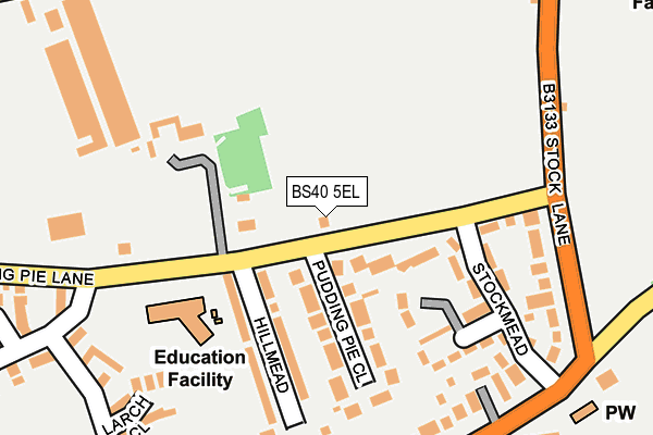 Map of WOODWISE LIMITED at local scale