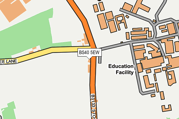 BS40 5EW map - OS OpenMap – Local (Ordnance Survey)