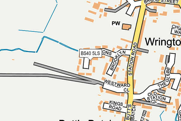 BS40 5LS map - OS OpenMap – Local (Ordnance Survey)