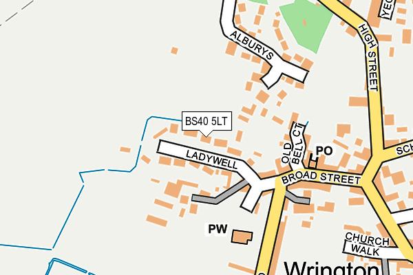 BS40 5LT map - OS OpenMap – Local (Ordnance Survey)