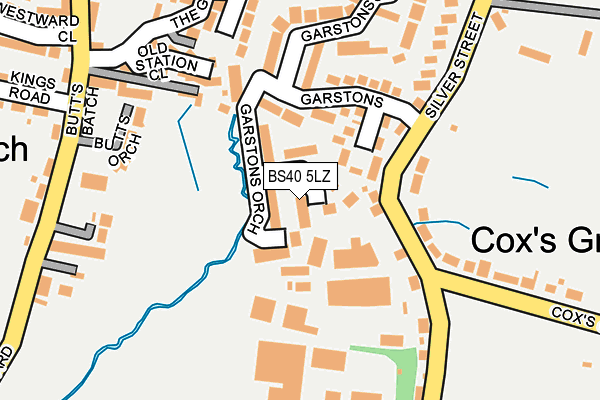 BS40 5LZ map - OS OpenMap – Local (Ordnance Survey)